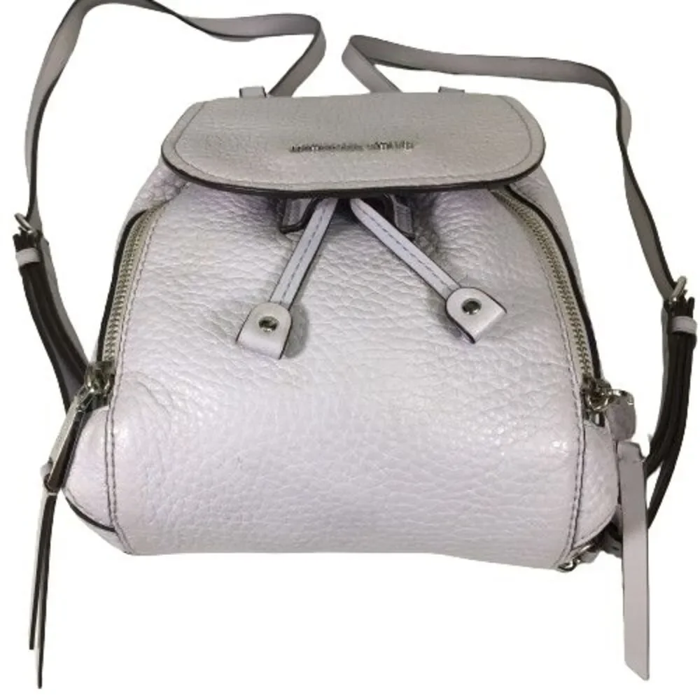 Michael Kors Viv Extra-Small Pebbled Leather Backpack Lavender Mist Soft Lylac